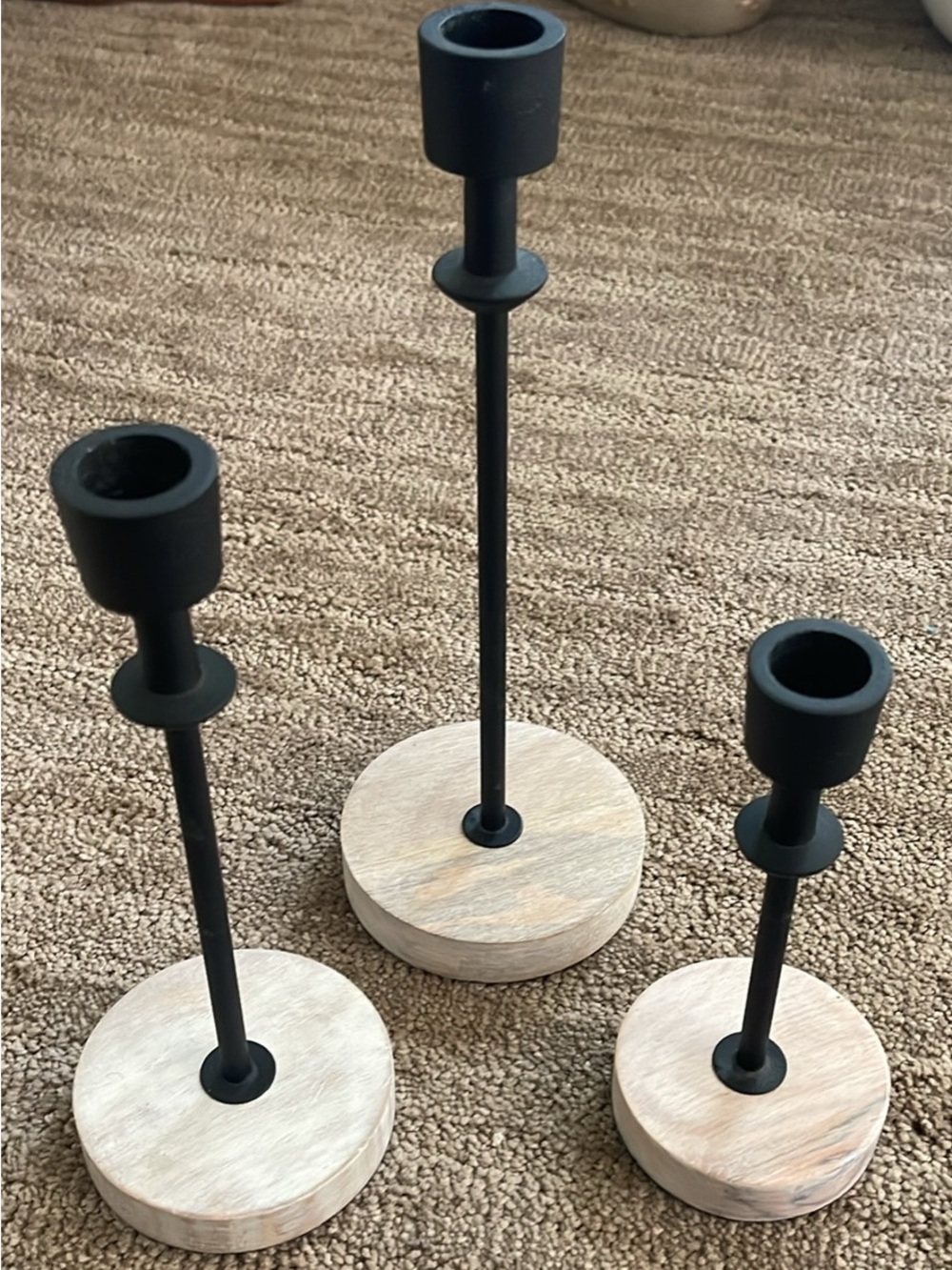 Hearth and Hand candlestick holders